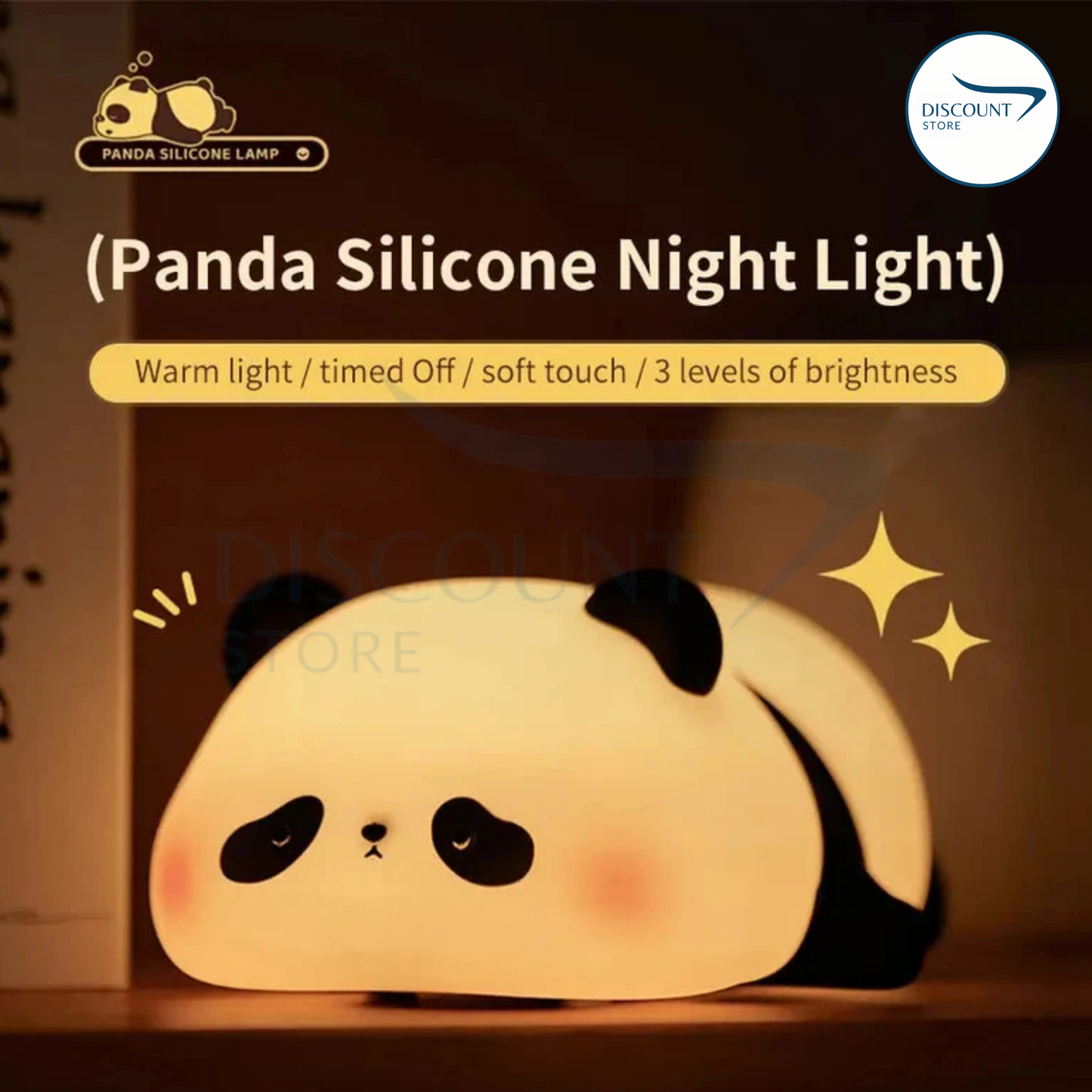 Panda Shaped Silicone Lamp