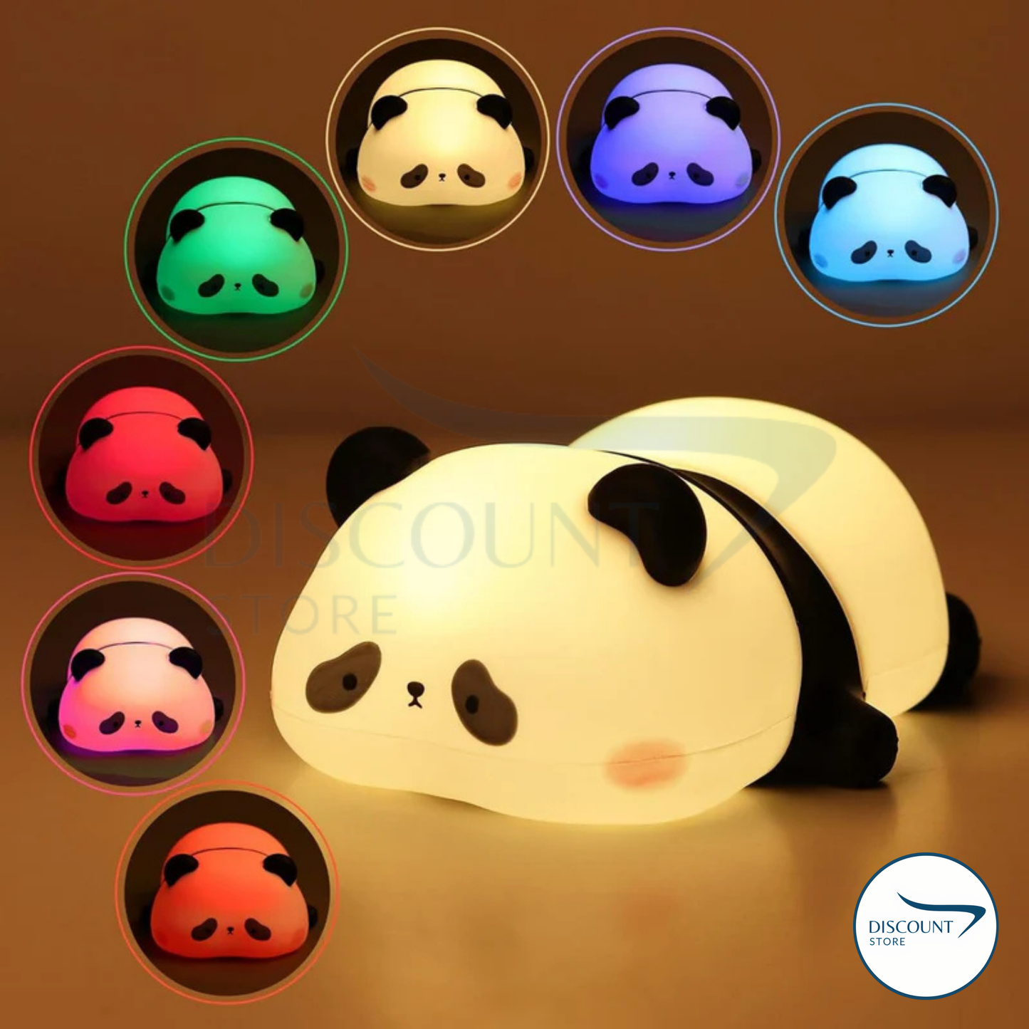Panda Shaped Silicone Lamp