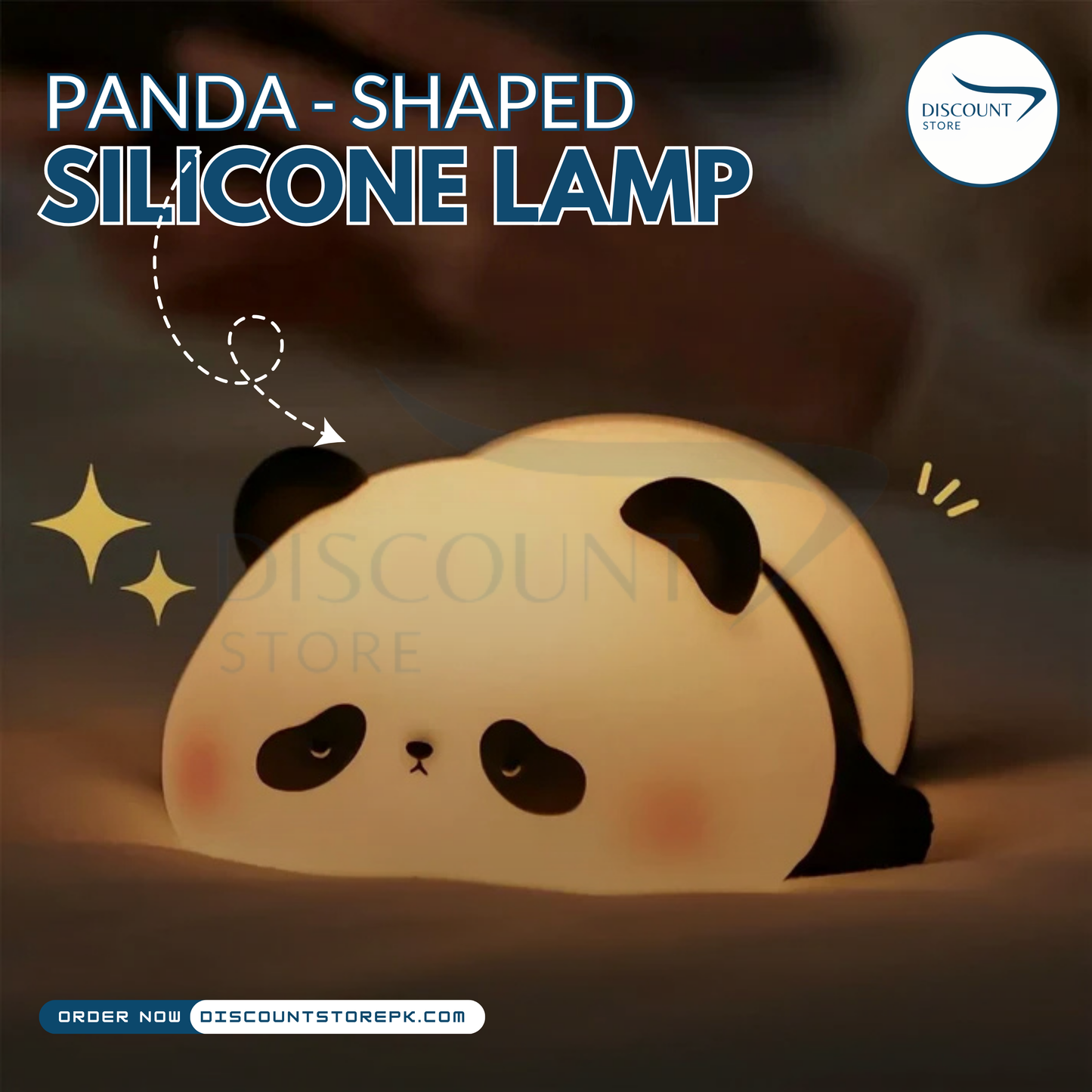 Panda Shaped Silicone Lamp