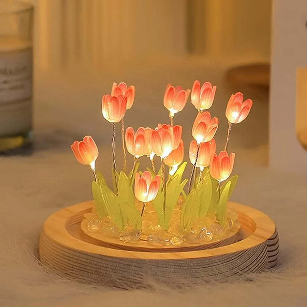 LED Acrylic Tulip Night Light DIY