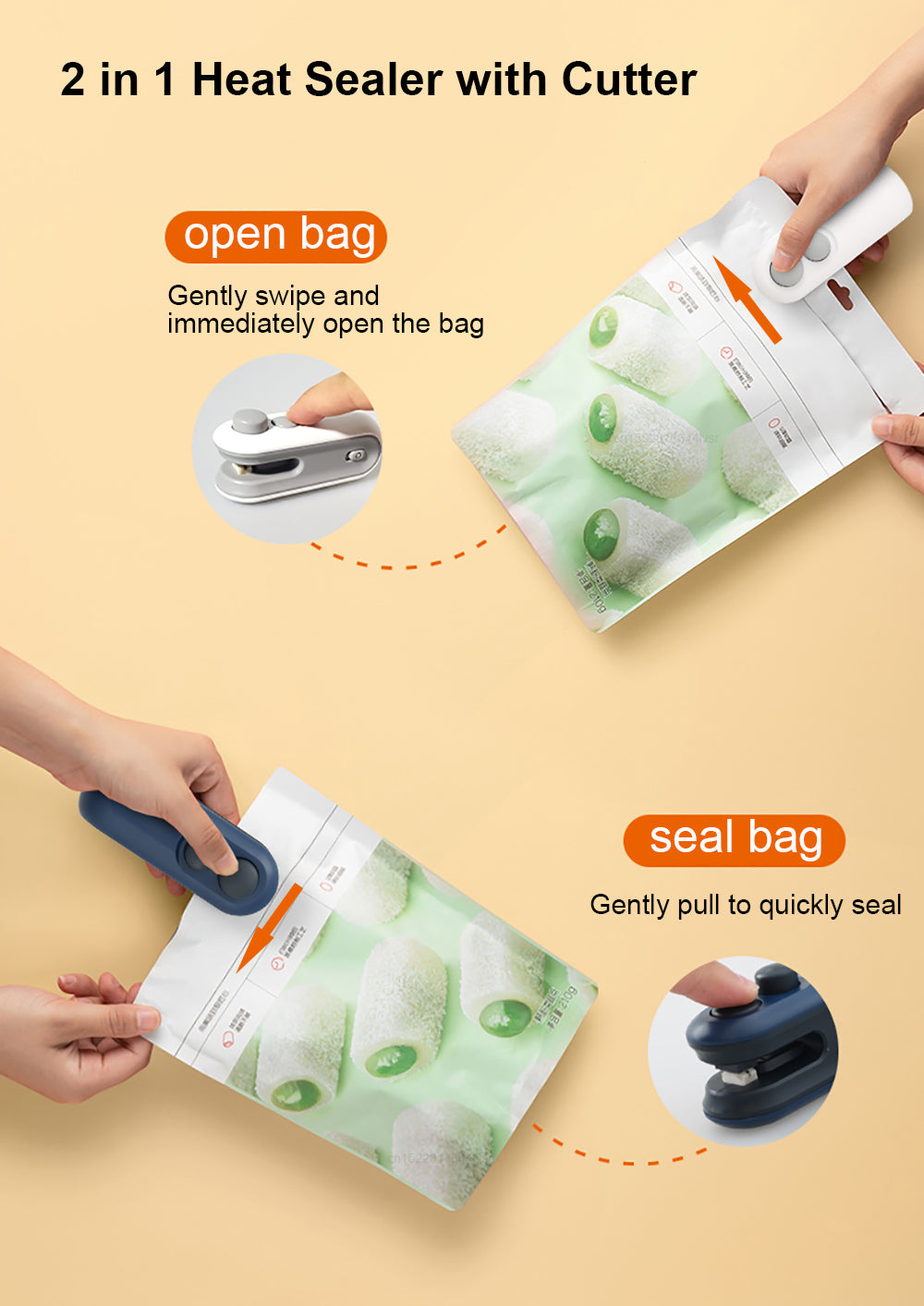 Rechargeable Mini Bag Sealer Machine