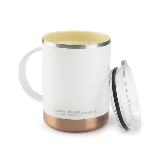 Stainless Steel 400 ml Insulated Coffee Mug with Handle