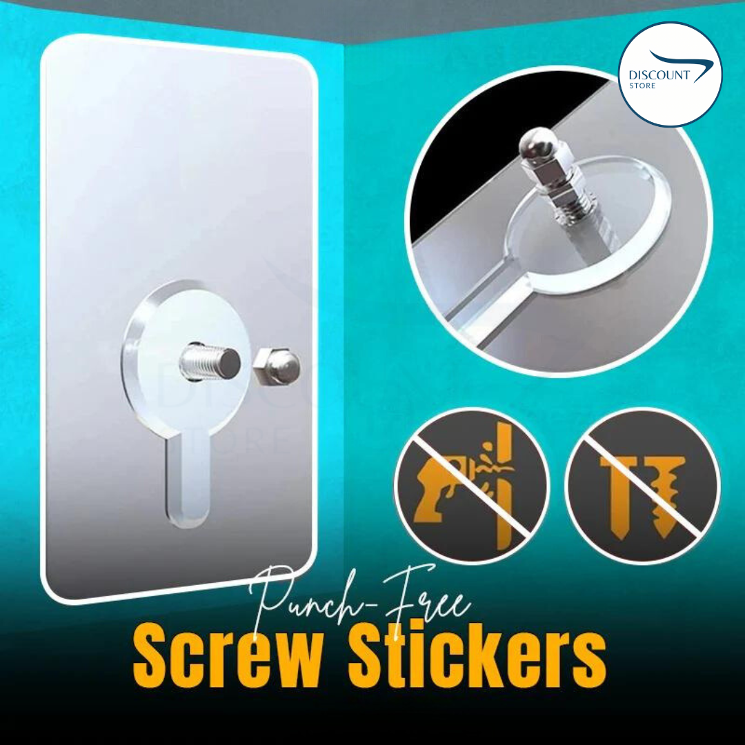 Punch-Free Screw Stickers - (IMPORTED) – DiscountStore