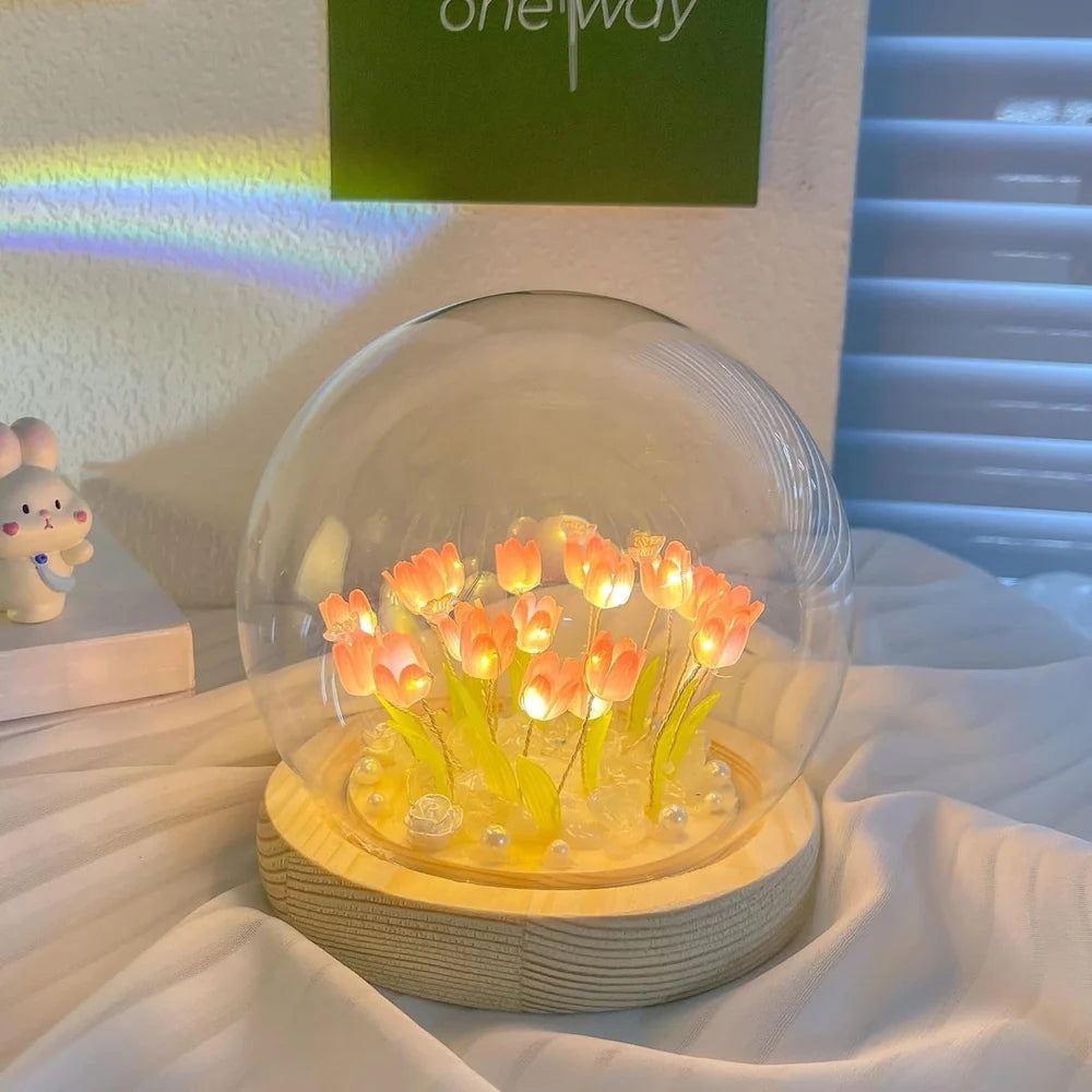 LED Acrylic Tulip Night Light DIY