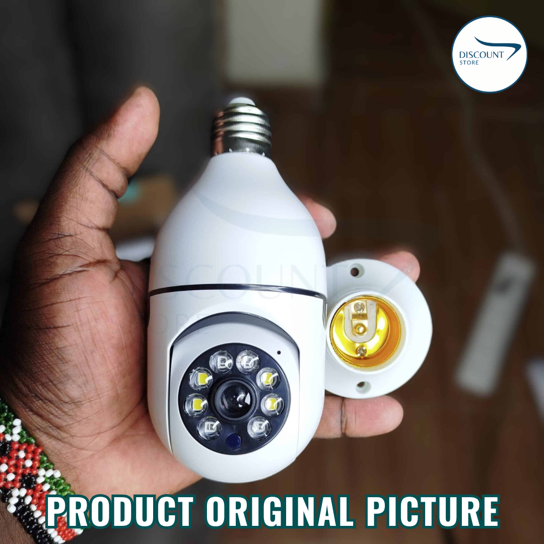 Wireless Wifi Bulb Security Camera