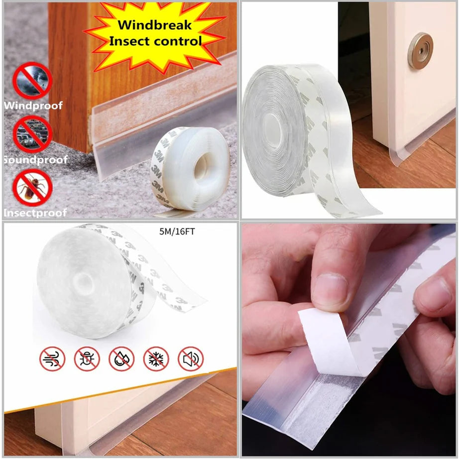 Door Window Sealing Strip Self Adhesive Sealing Strip - 5 Meter