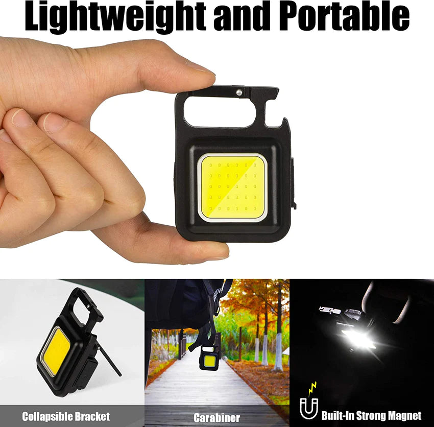 Small Rechargeable LED Keychain Flashlight