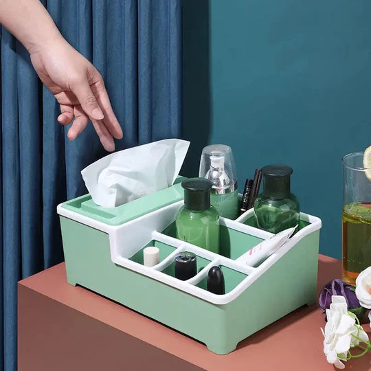 Multifunctional Tissue Storage Box Cover
