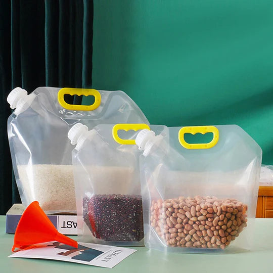 10L Transparent Grain Storage Bag