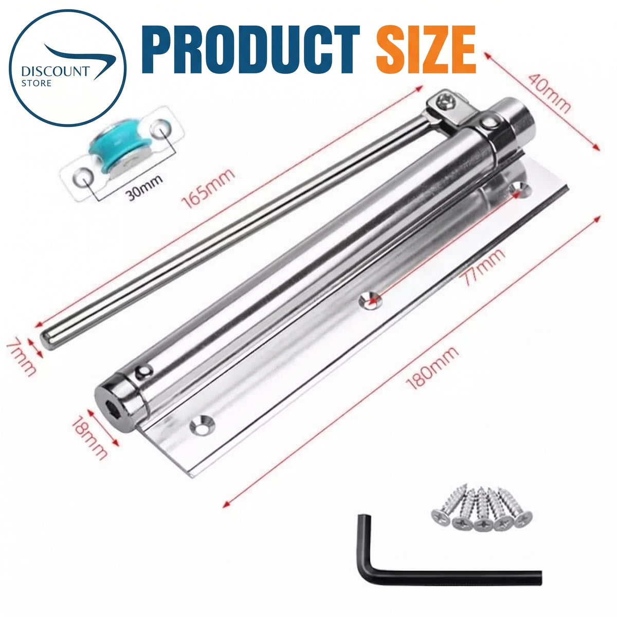 Adjustable Automatic Heavy Duty Door Closer – (BUY 1 GET 1 FREE)