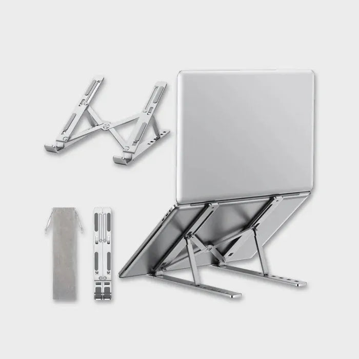 Adjustable Laptop Stand – Sturdy Iron Foldable Laptop Holder