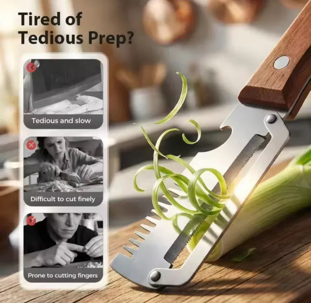 3 In 1 Vegetables Peeler With Wooden Handle