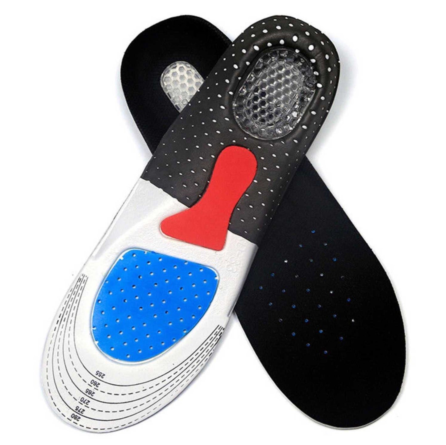 Silicone Gel Insoles – Medial Arch Foot Support (Pair)