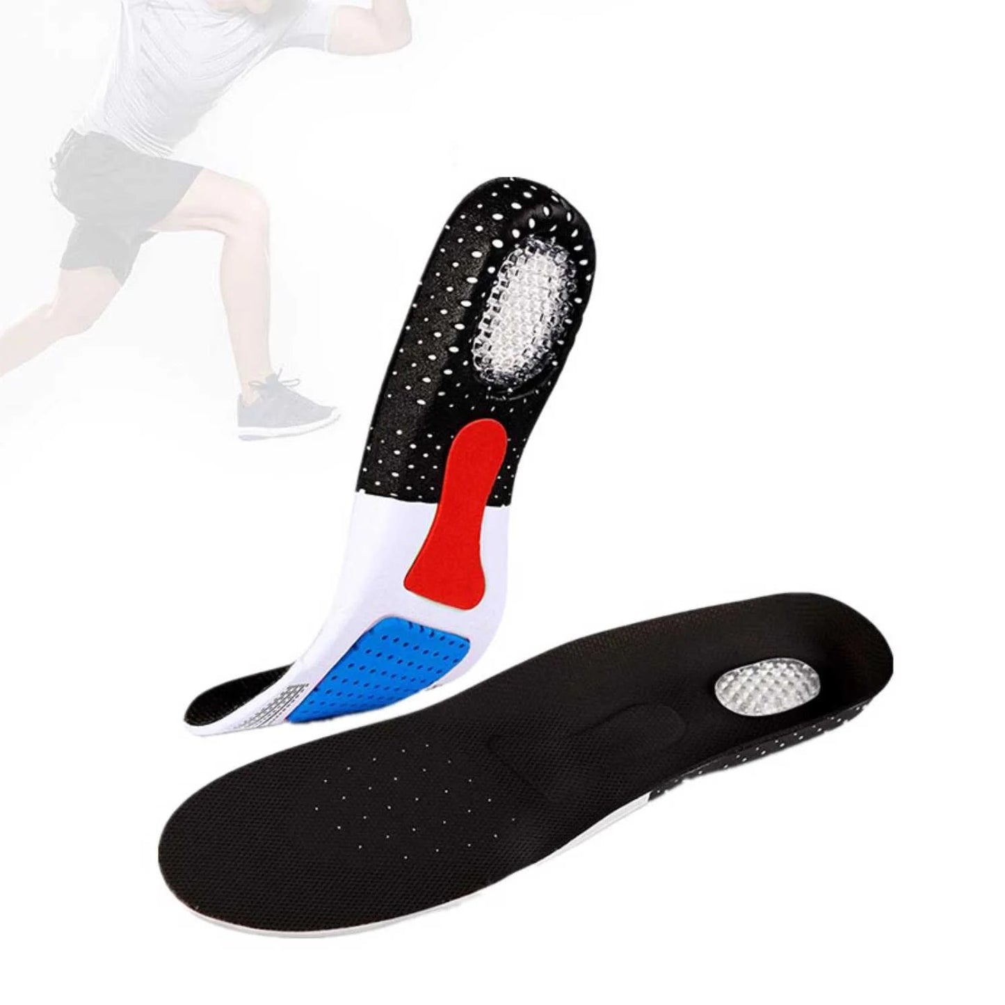 Silicone Gel Insoles – Medial Arch Foot Support (Pair)