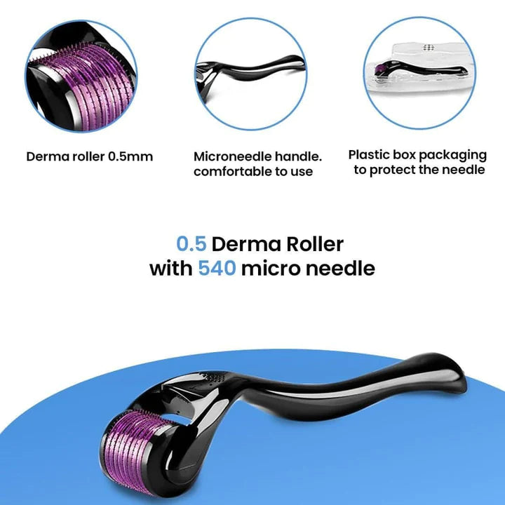 Micro Needles Derma Roller | For Face Lift, Stretch Marks, Glowing Skin & Scar Treatment