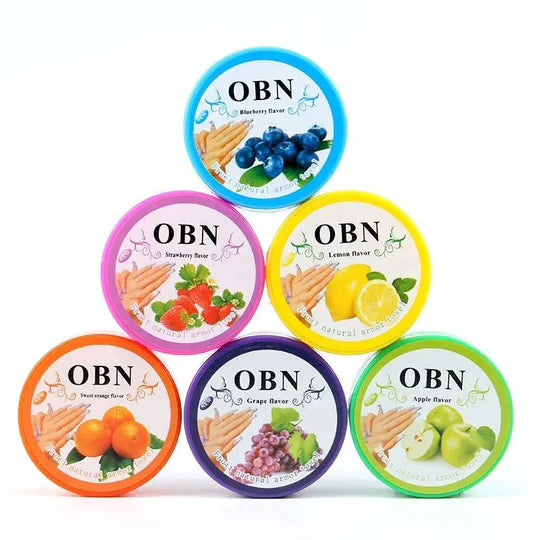 OBN Nail Polish Remover Wipes – Natural Fruit Flavored