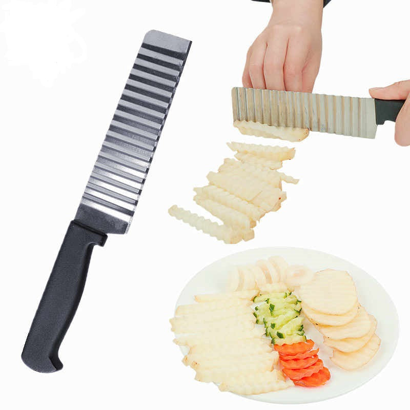 Crinkle Fries Cutter Knife