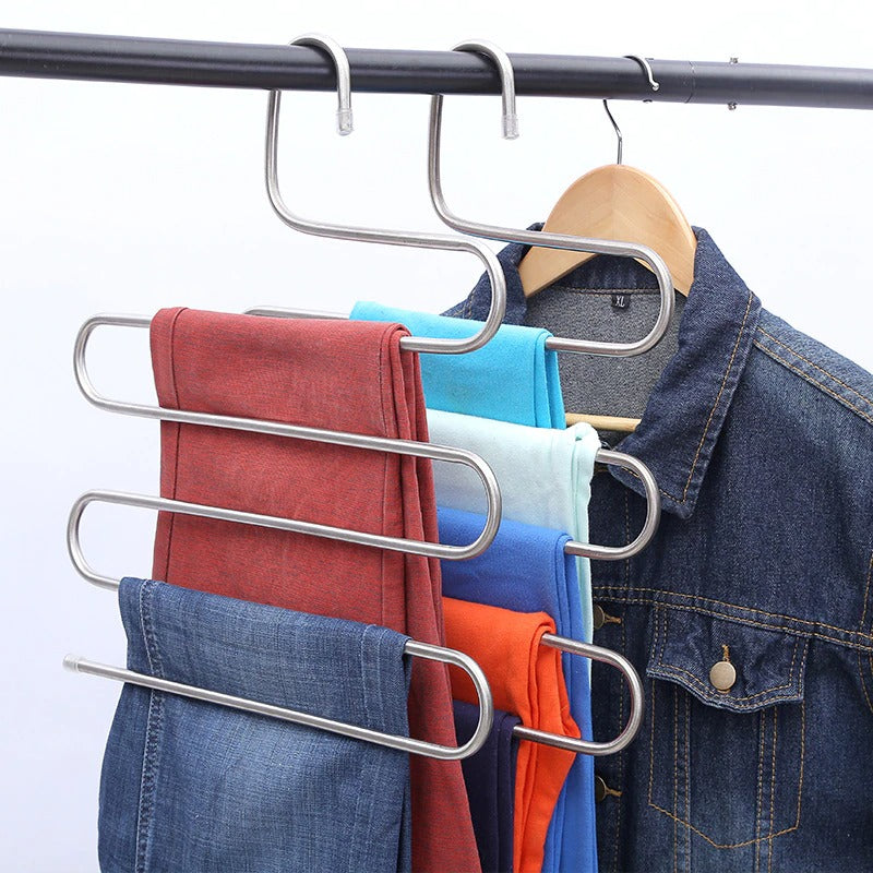 5 layers Stainless Steel Clothes Hangers