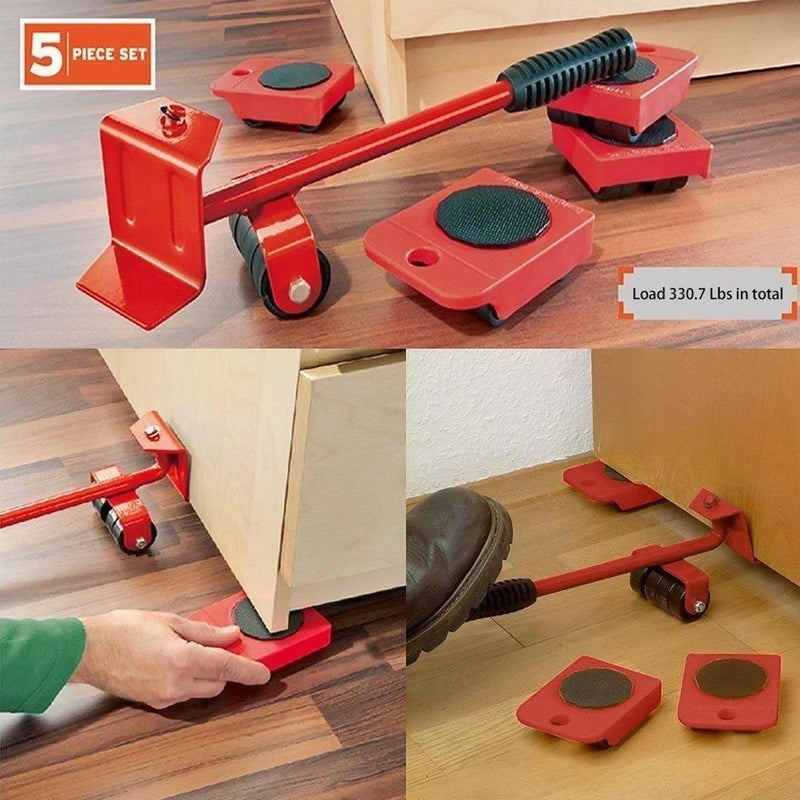 Set of 5 Furniture Lifter Moving Tool - (IMPORTED)