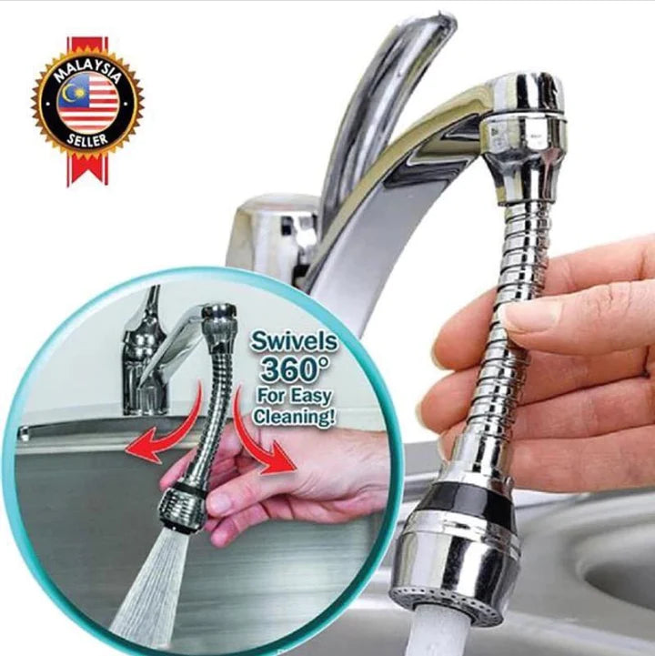 360 Degree Stainless Steel Water Faucet Sprayer