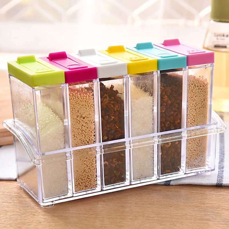 Plastic spice storage sale container with lid