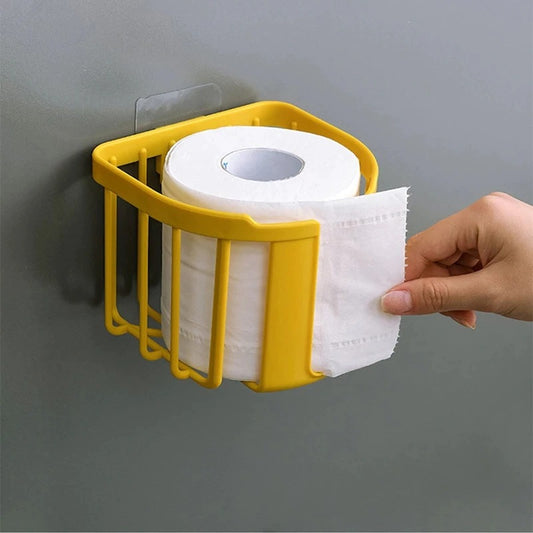 Punch-Free Toilet Paper Shelf
