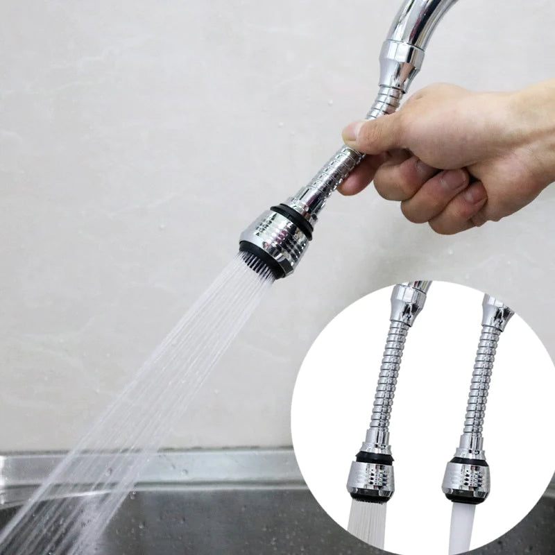 360 Degree Stainless Steel Water Faucet Sprayer