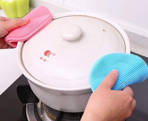 Multipurpose Silicone Sponge Dish-Washing Tools (Pack of 3)