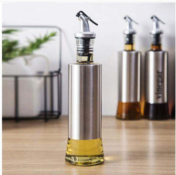 300 ML Oil & Vinegar Dispenser Glass Bottles with Nozzles