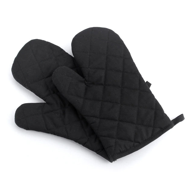 Oven Gloves 2 Pcs/Pair - BLACK Color