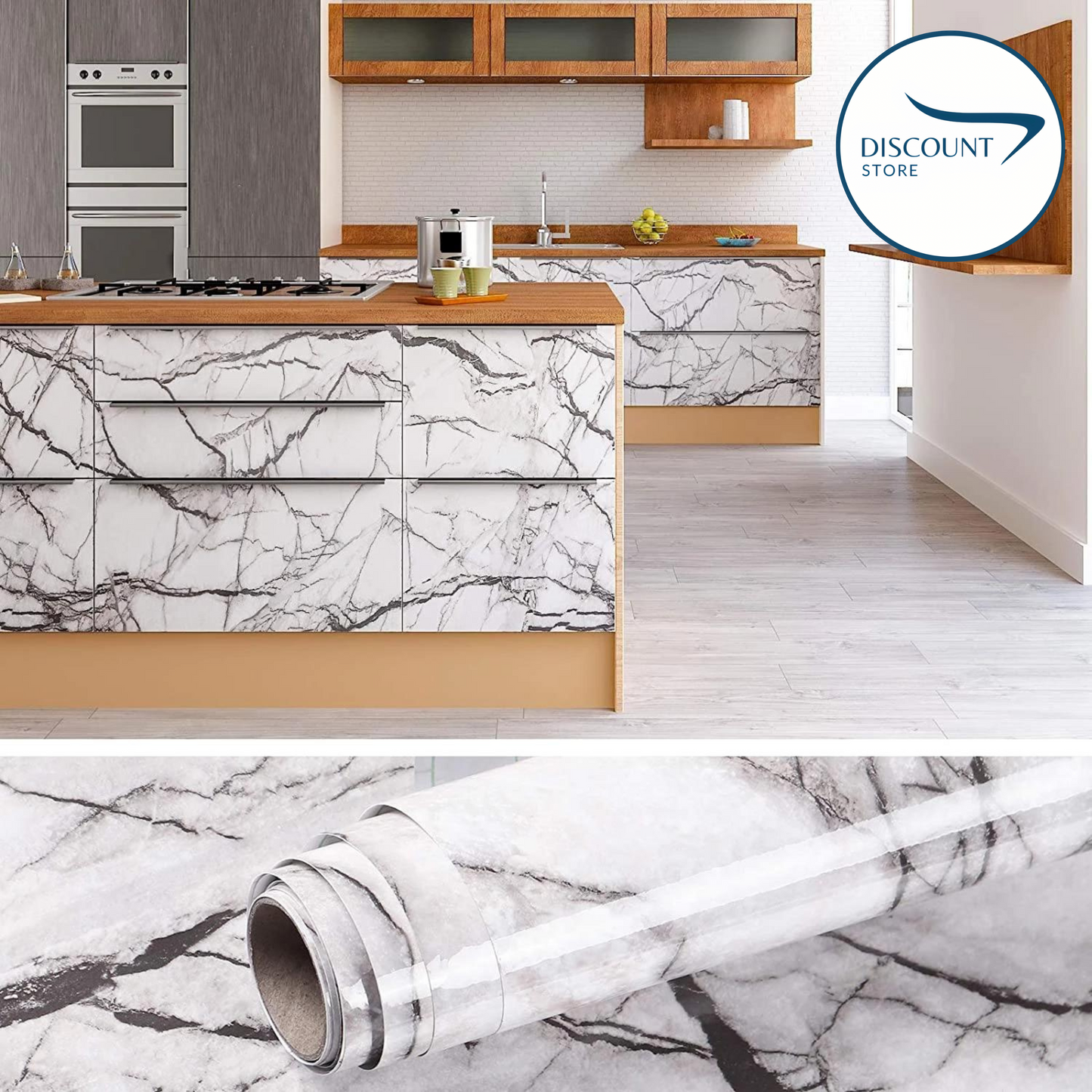 Self Adhesive Marble Wallpaper Sheet - (IMPORTED)