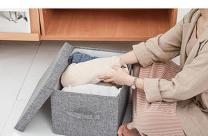 Fabric Storage Box - (HIGH QUALITY)