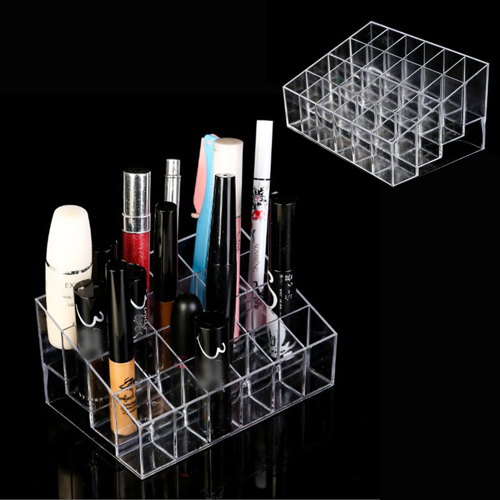 24 Grid Acrylic Lipstick/Cosmetic Organiser - (HIGH Quality