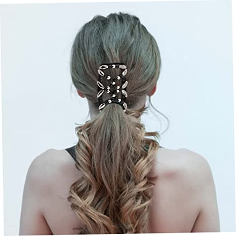 Women Magic Comb Double Beads Hair Clips