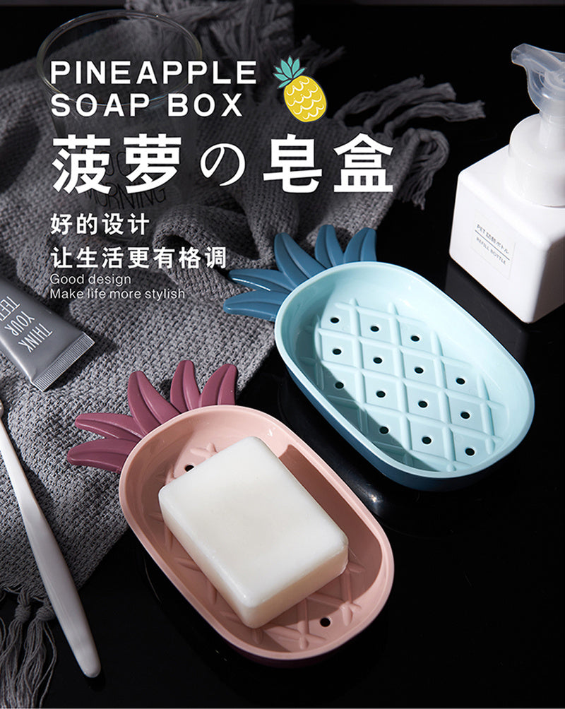 Creative Pineapple Shape Drain Soap Box