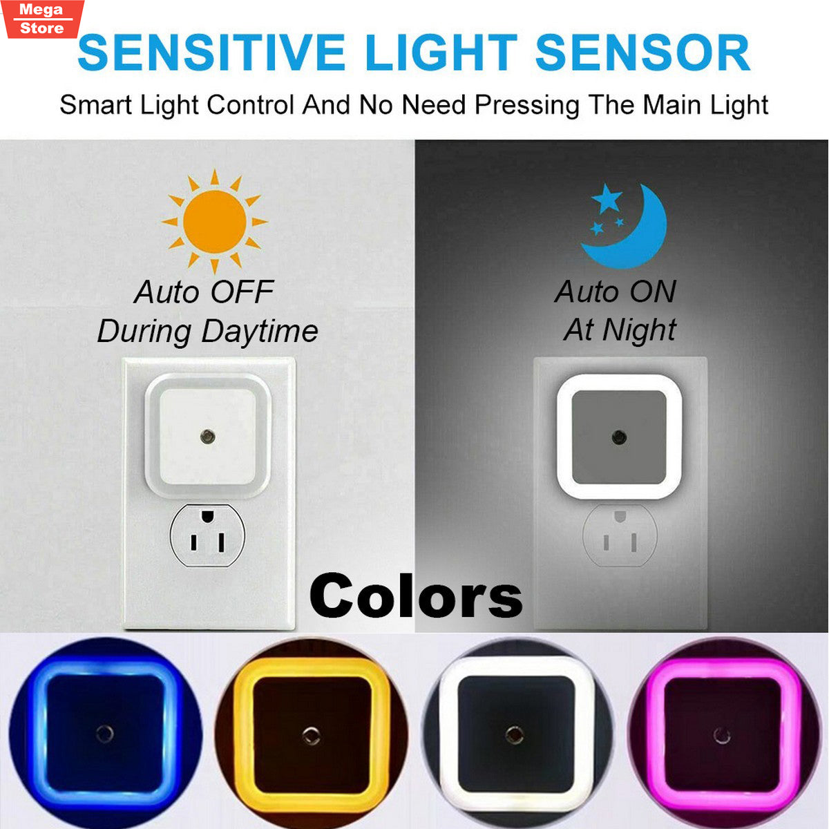 Mini LED Sensor Night Light Lamp