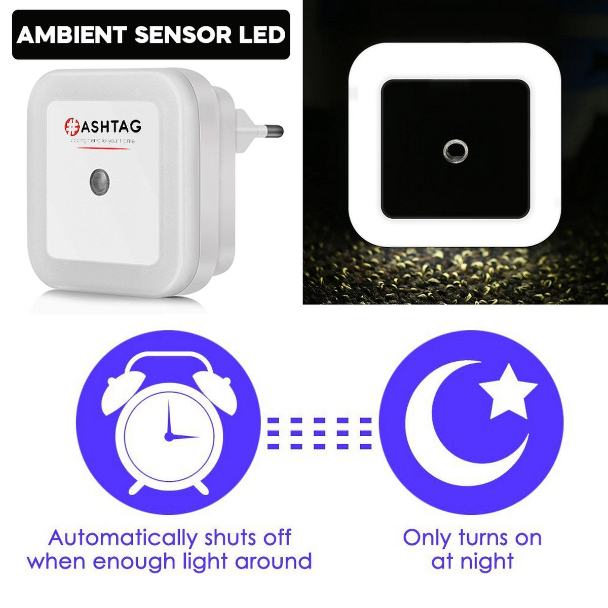 Mini LED Sensor Night Light Lamp – DiscountStore