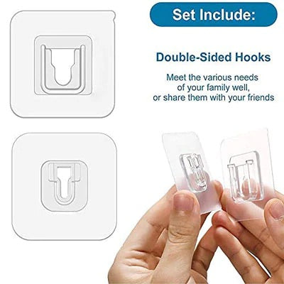Double Sided Self Adhesive Wall Hooks – DiscountStore