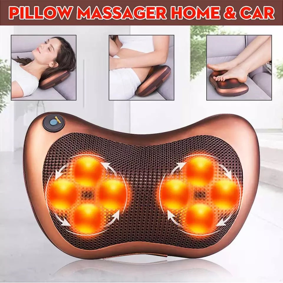 2 in 1 - Home and Car Massage Pillow