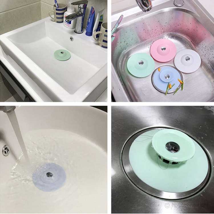 2 in 1 Silicone Sink Drain Stopper