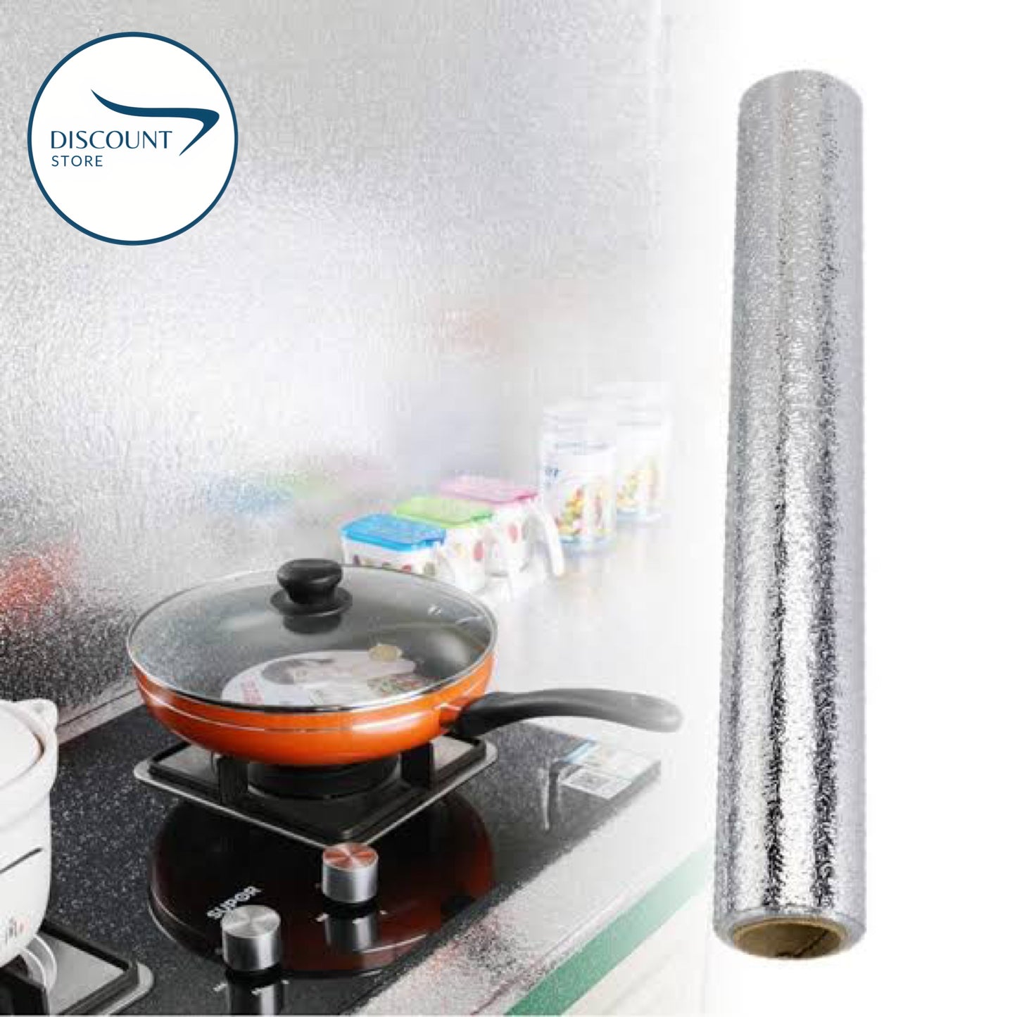 Self Adhesive Kitchen Aluminium Foil Sheet - (IMPORTED)