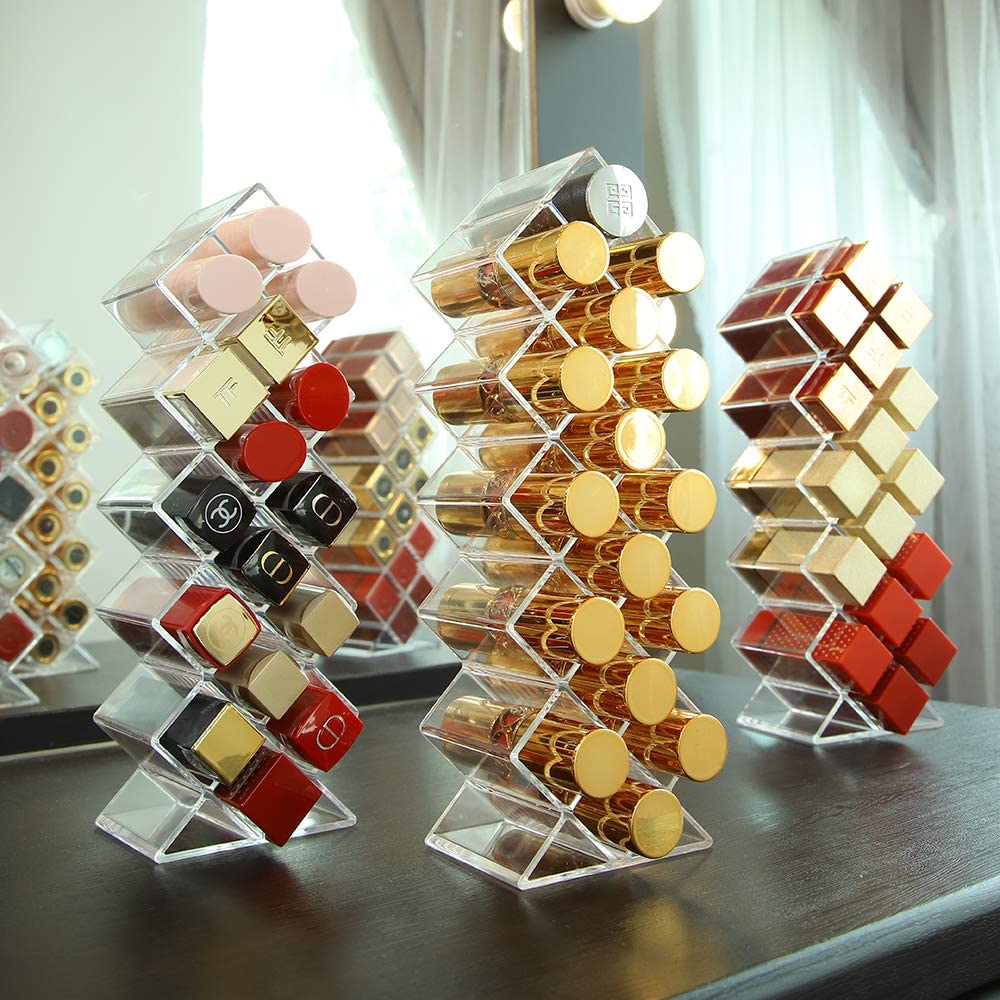 10 Lipsticks Acrylic Organiser Stand