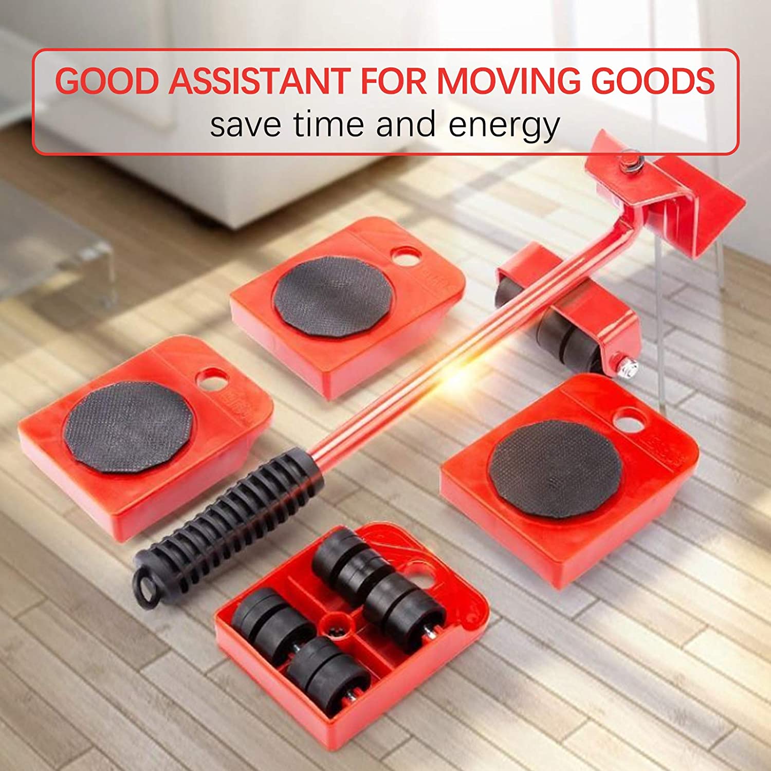Set of 5 Furniture Lifter Moving Tool DiscountStore