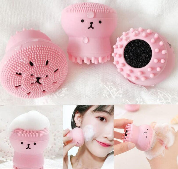 Octopus Facial Cleansing Brush For Face