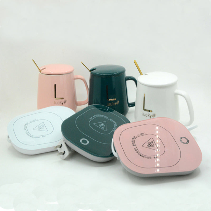SALE - Ceramic Mug With Temperature Controlled Plate