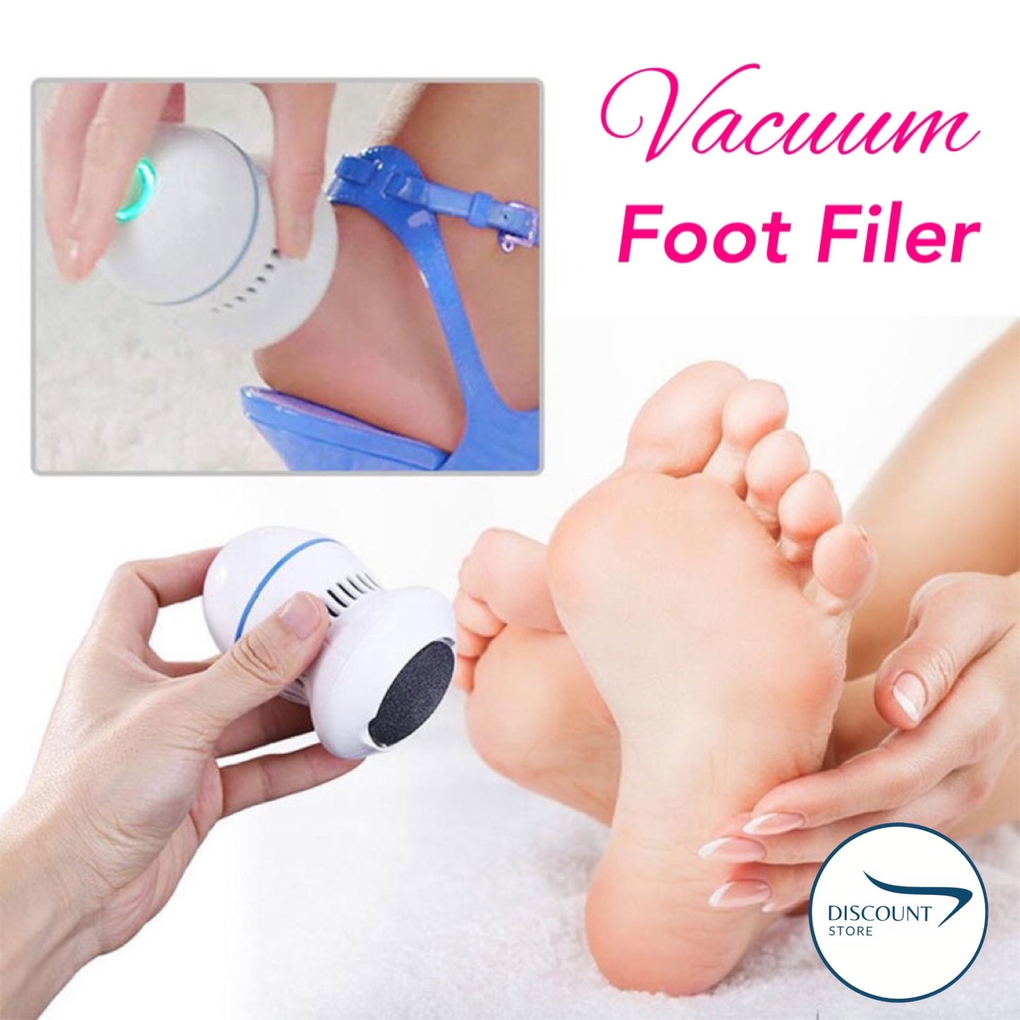 Electric Vacuum Foot Grinder - (IMPORTED)