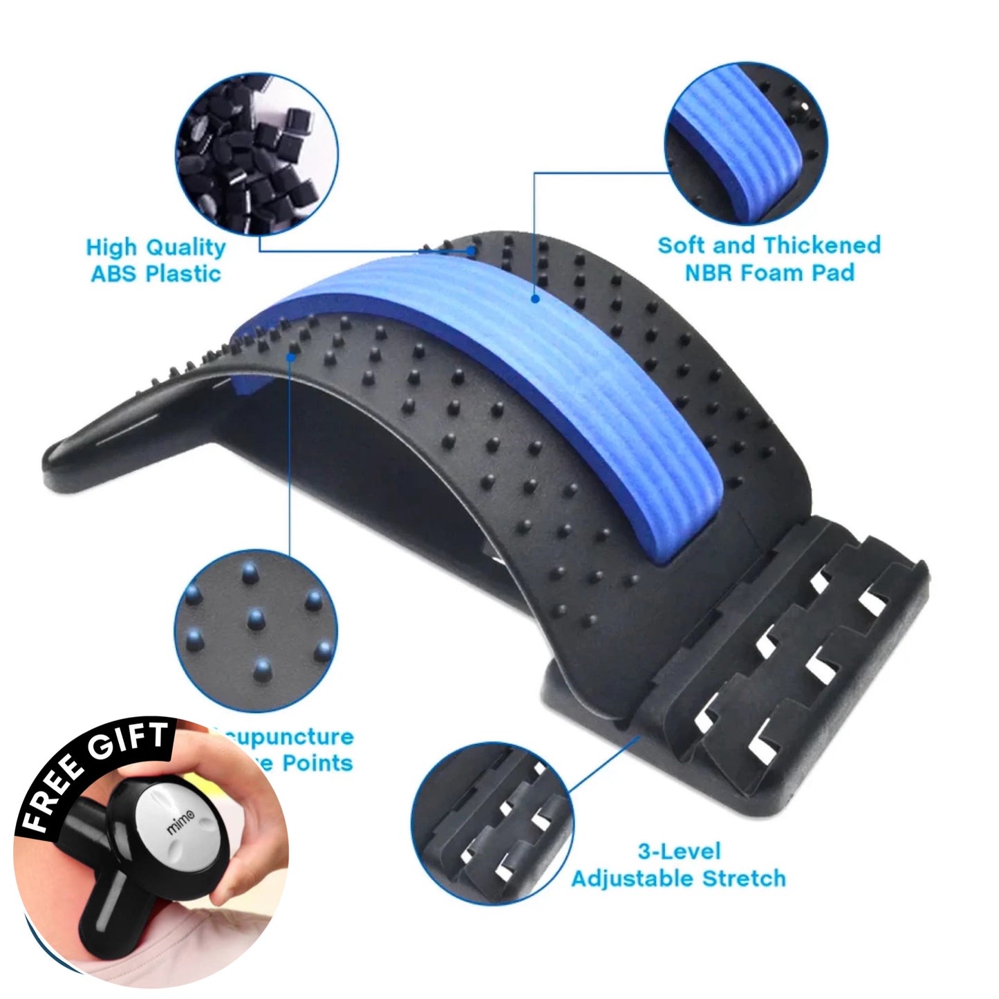 Multi-Level Adjustable Posture Corrector & Back Stretcher | Buy 1 Get 1 Free