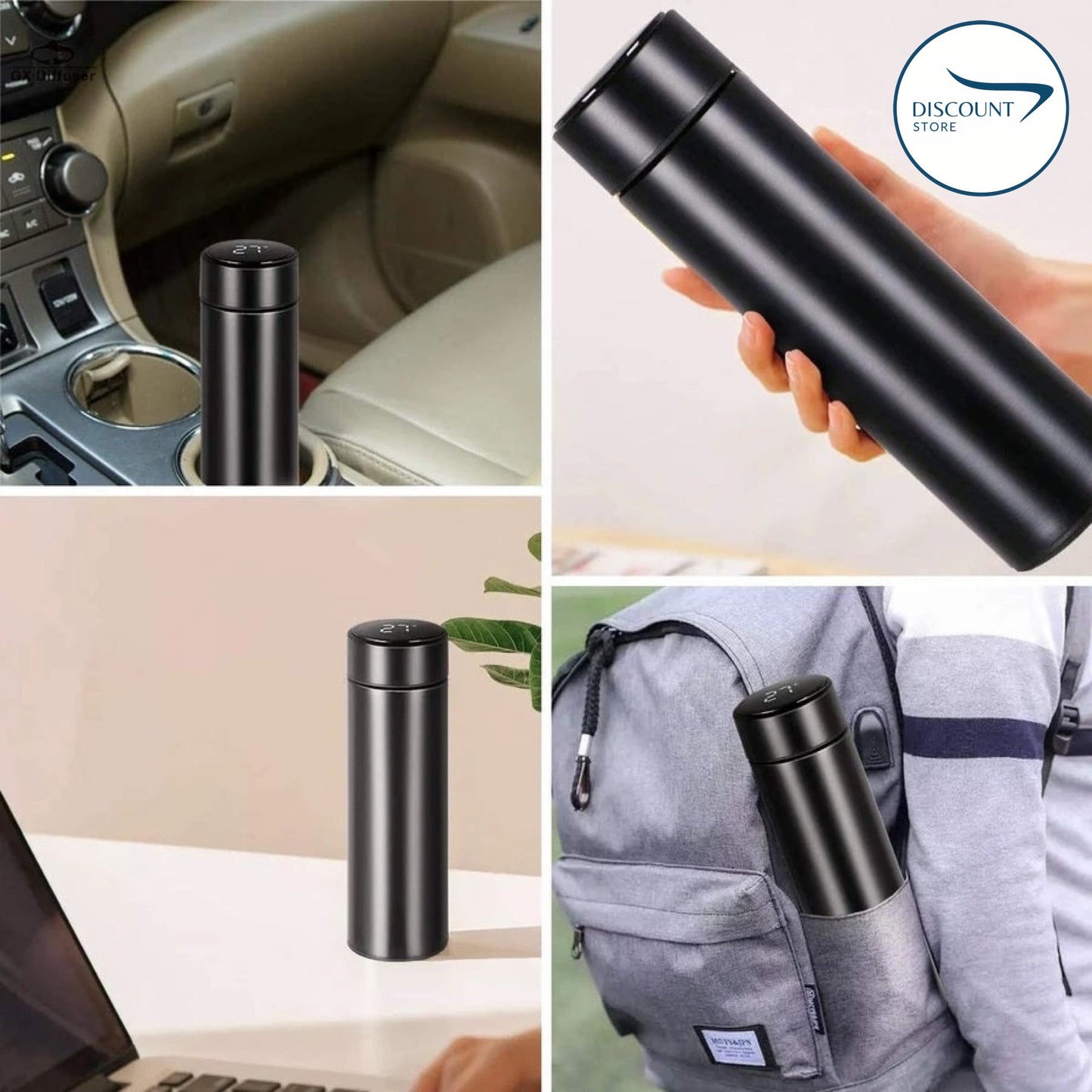 SALE - Digital LED Display Hot & Cool Smart Bottle Flask