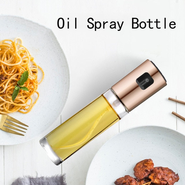 Kitchen Stainless Steel Oil Sprayer Bottle