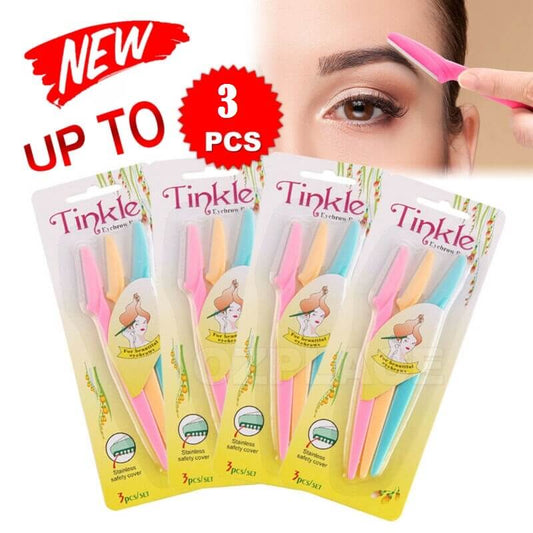 Twinkle Eyebrow Razor Pack of 3 For Eyebrow Face Hair Removal